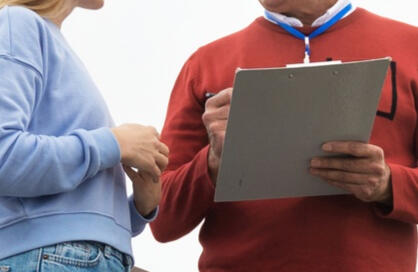 Core Driving Shool Driving instructor teaching a student at Core Driving School